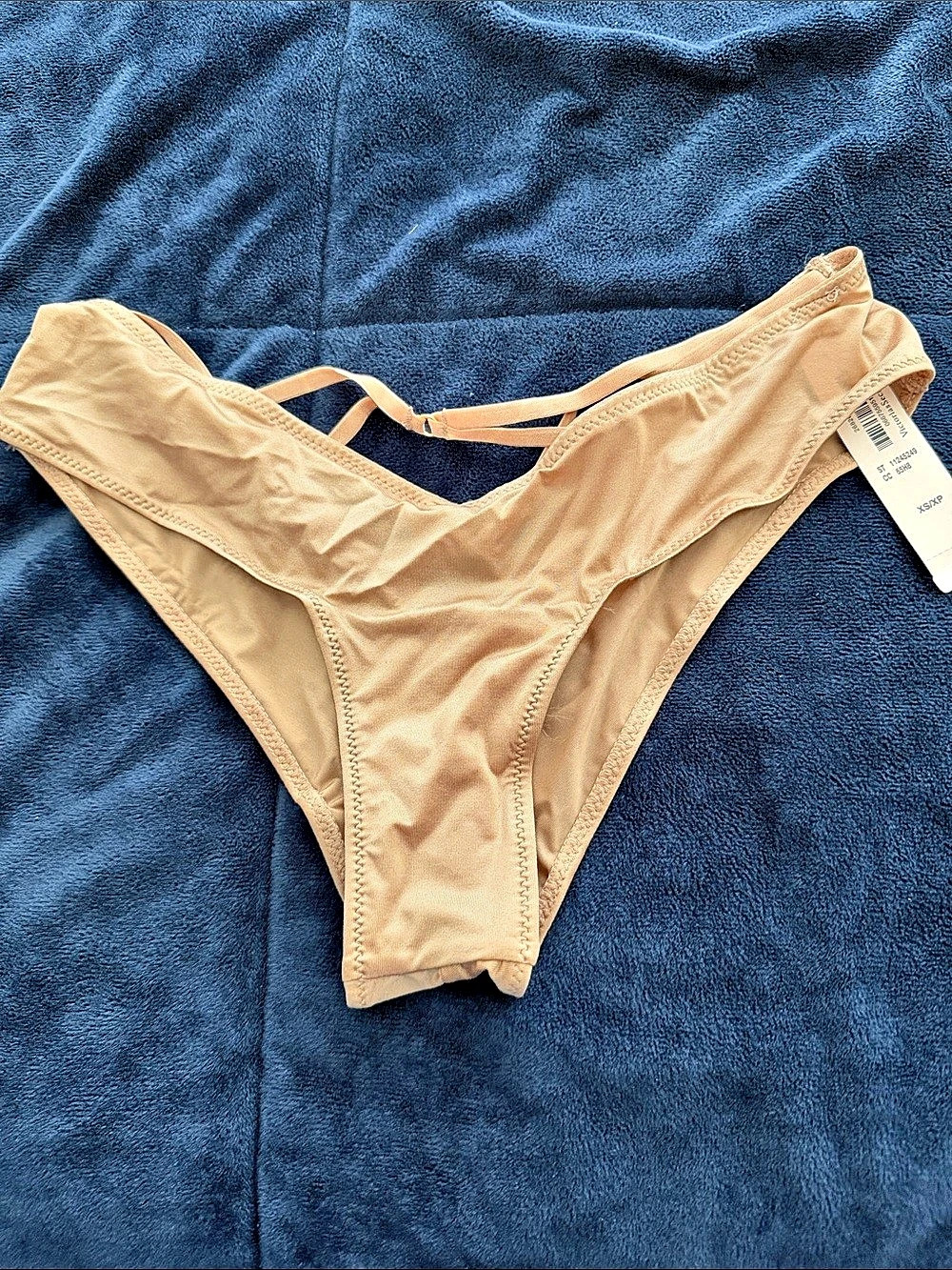 Victoria's Secret Very Sexy Strappy-Back High-Leg Cheeky Panty Brown XS/P